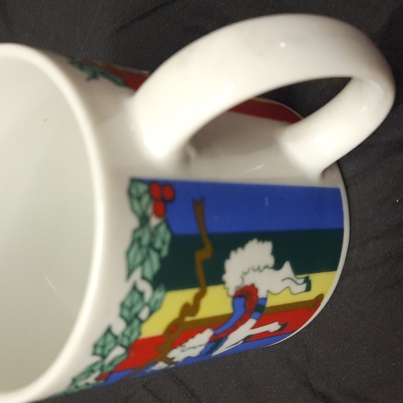 Christmas rocking horses coffee or tea mug - Picture 3 of 3